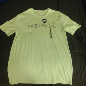 Hurley Tee Medium Neon Green